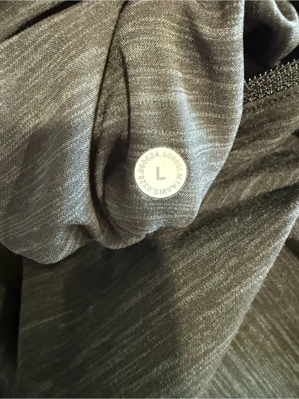 Lululemon Pace Breaker Shorts‎ Gray Space Dye Hidden Zip Pocket L